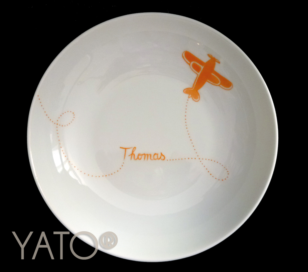 YATO - Babys gift - assiette airplane